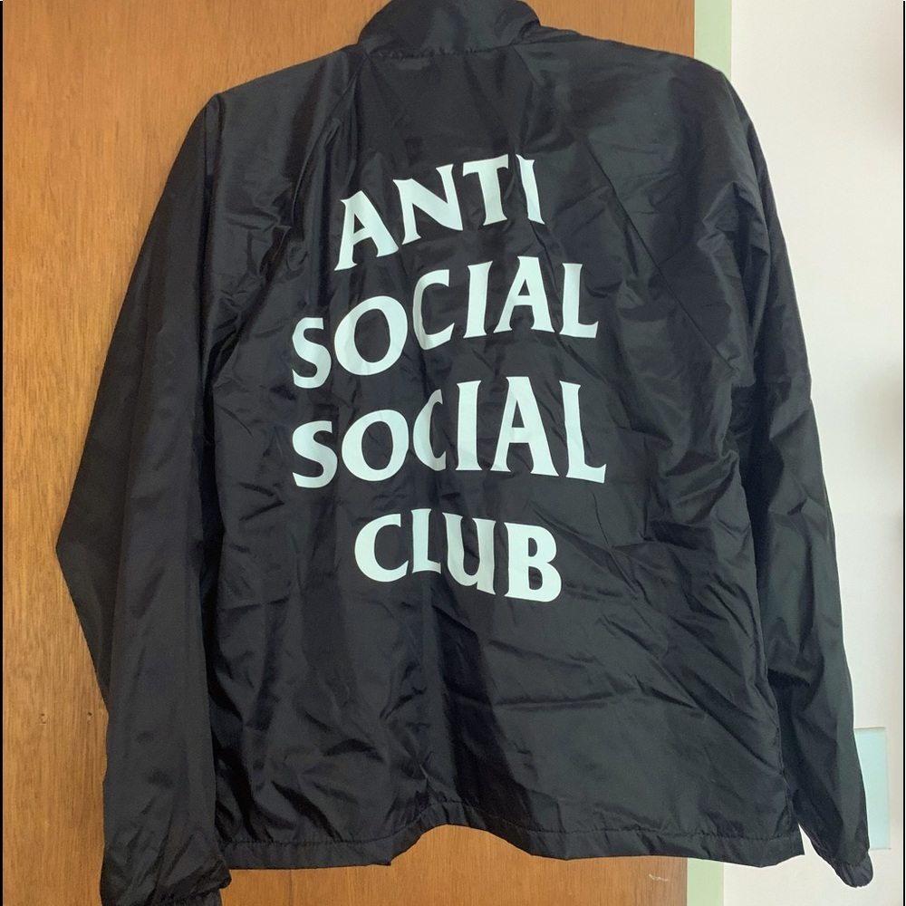 Anti Social Social Club Black windbreaker